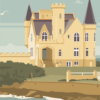 Affiche Quiberon Le château