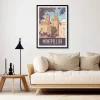 Décor avec l'affiche encadrée Montpellier Cathédrale