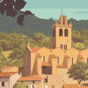 Gros plan de l'illustration Prats de Mollo La Preste